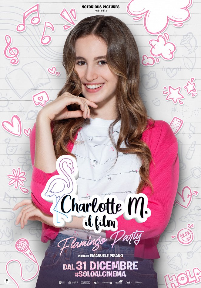 Charlotte M. - Il film: Flamingo Party - Carteles