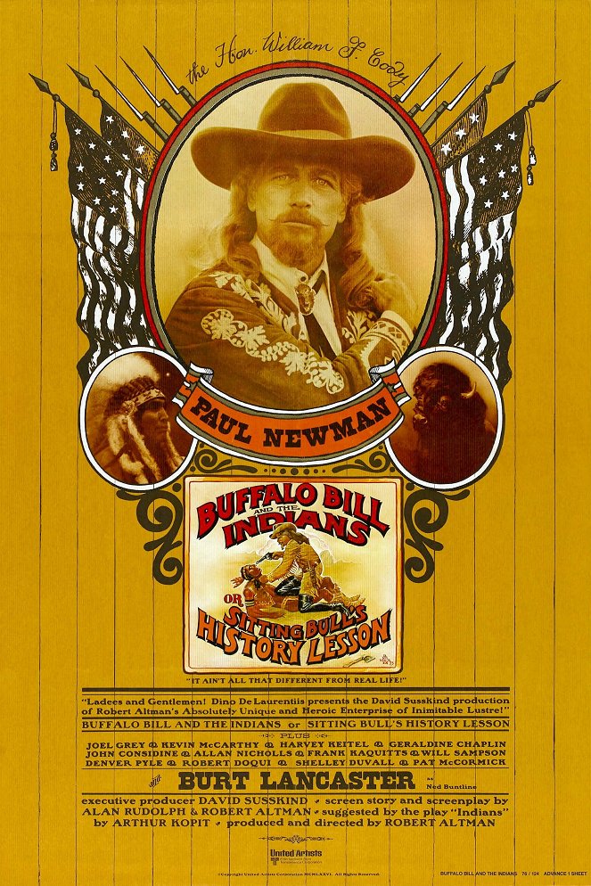 Buffalo Bill és az indiánok, avagy Sitting Bull történelemórája - Plakátok