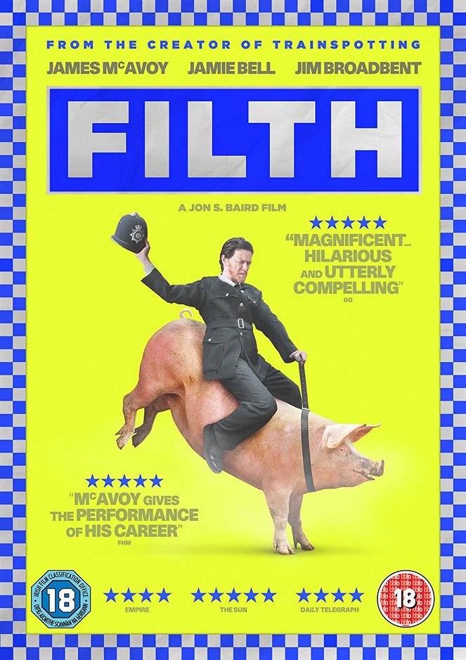 Filth, el sucio - Carteles