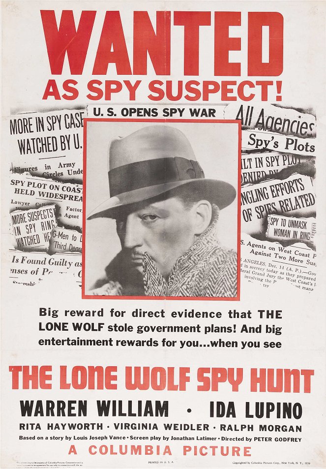 The Lone Wolf Spy Hunt - Julisteet