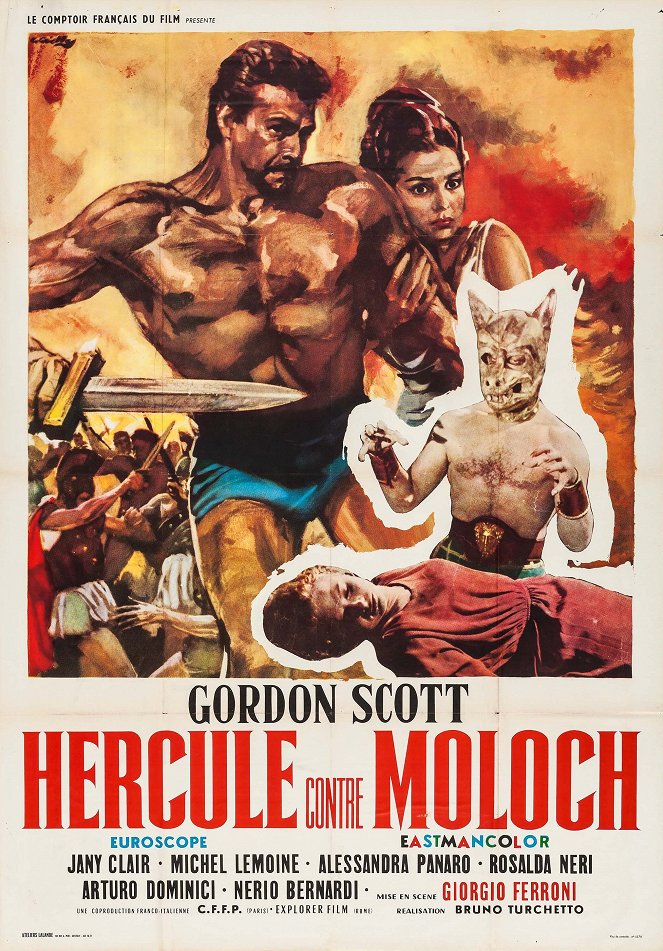 Hercule tegen Moloch - Posters
