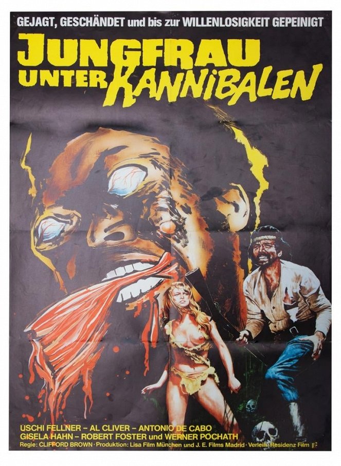 Jungfrau unter Kannibalen - Plakate