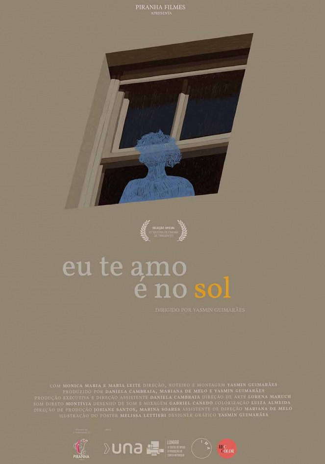 Eu te amo é no sol - Plakate