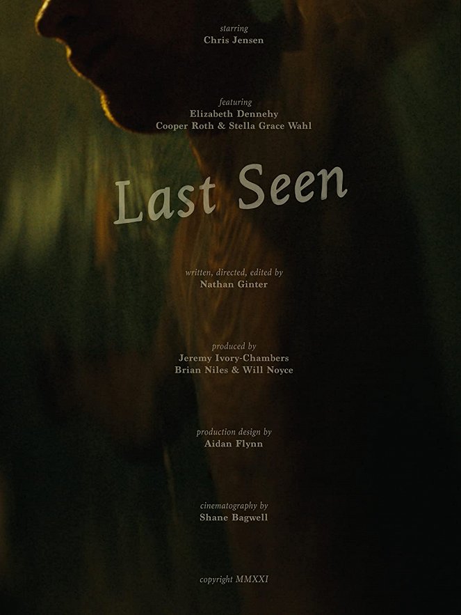 Last Seen - Affiches