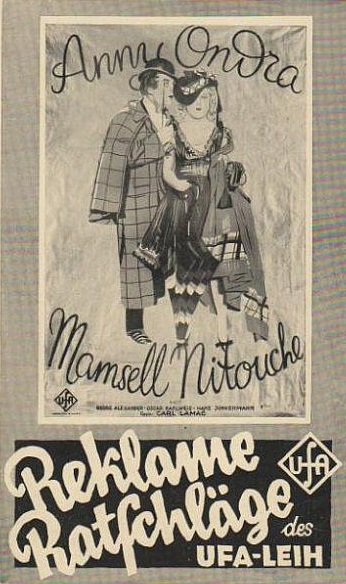Mamsell Nitouche - Plakátok