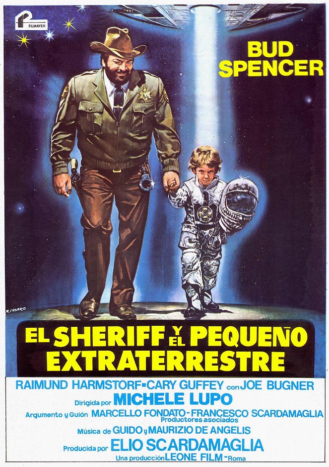 El sheriff y el pequeño extraterrestre - Carteles