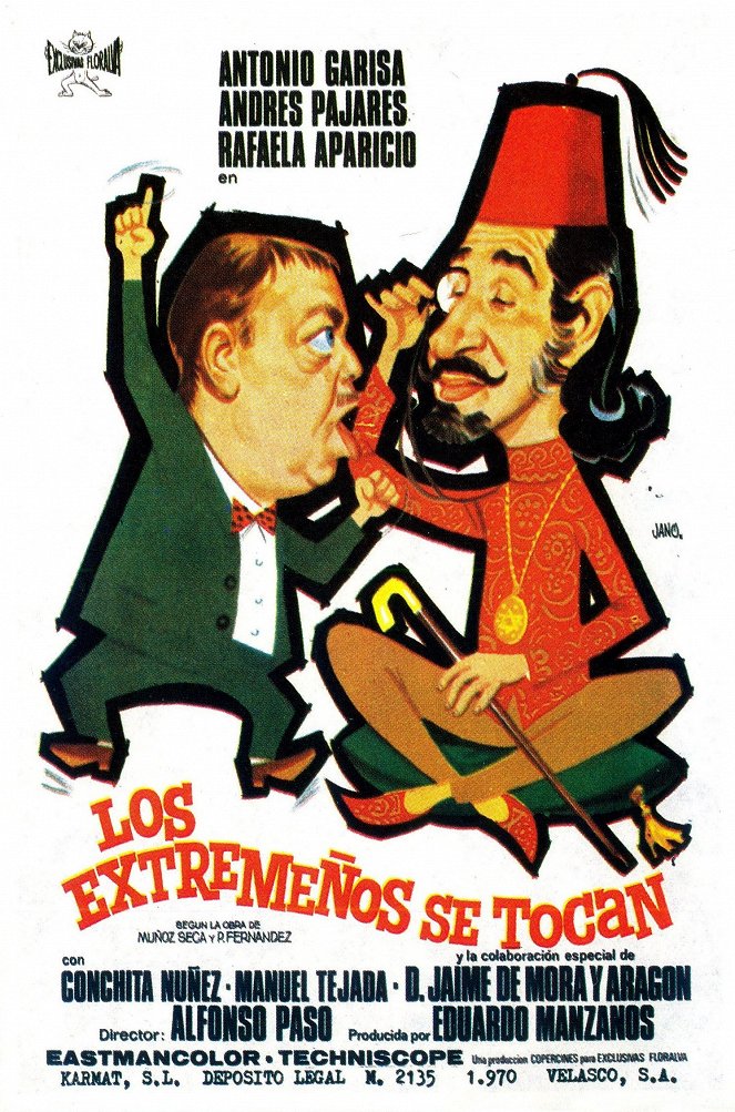 Los extremeños se tocan - Affiches