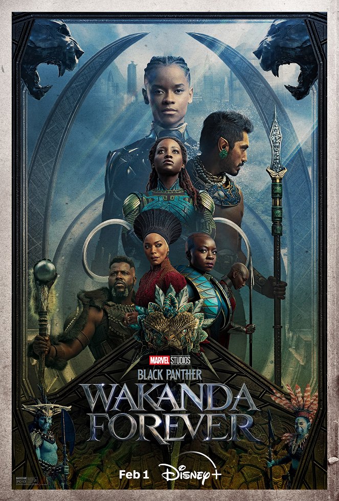 Čierny Panter: Navždy Wakanda - Plagáty