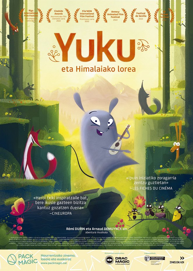 Yuku y la flor del Himalaya - Carteles