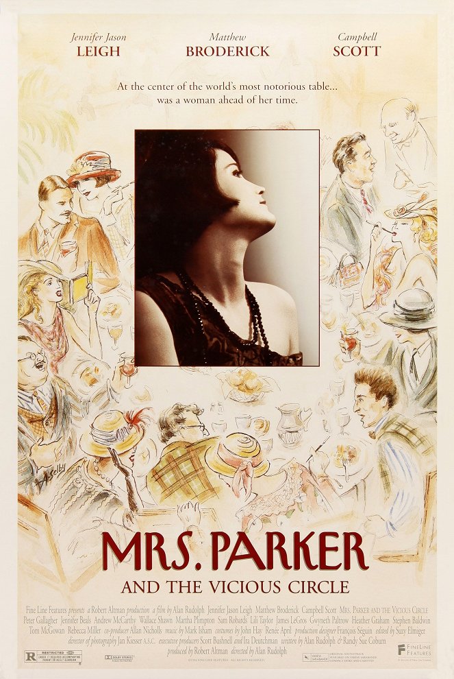 Mrs. Parker and the Vicious Circle - Affiches
