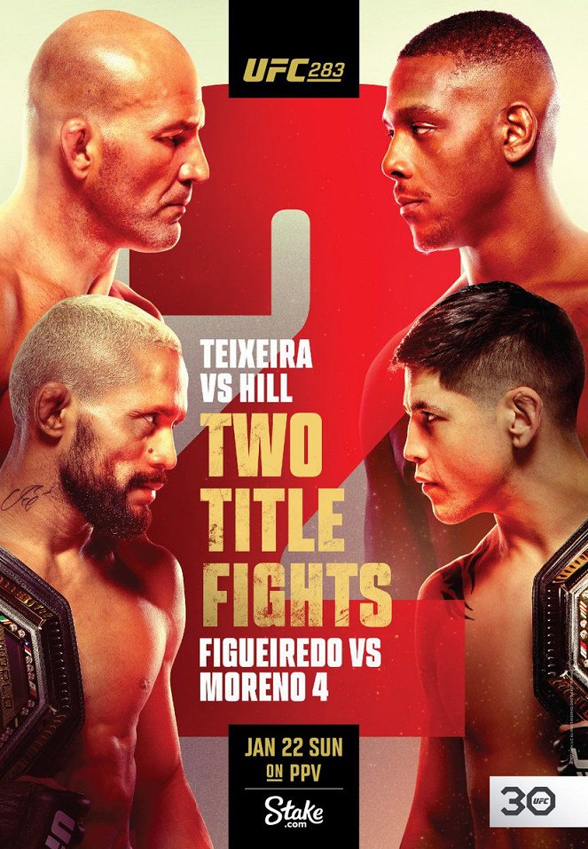 UFC 283: Teixeira vs. Hill - Plakáty