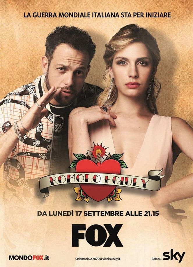 Romolo + Giuly: la guerra mondiale italiana - Plakáty
