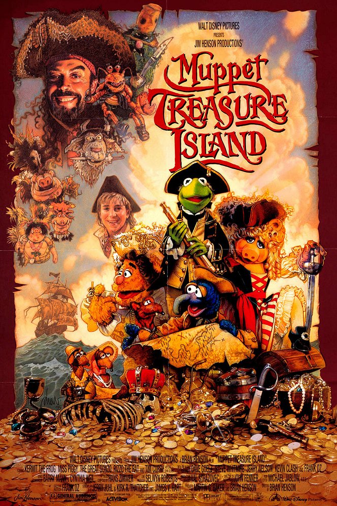 L'Île au trésor des Muppets - Affiches