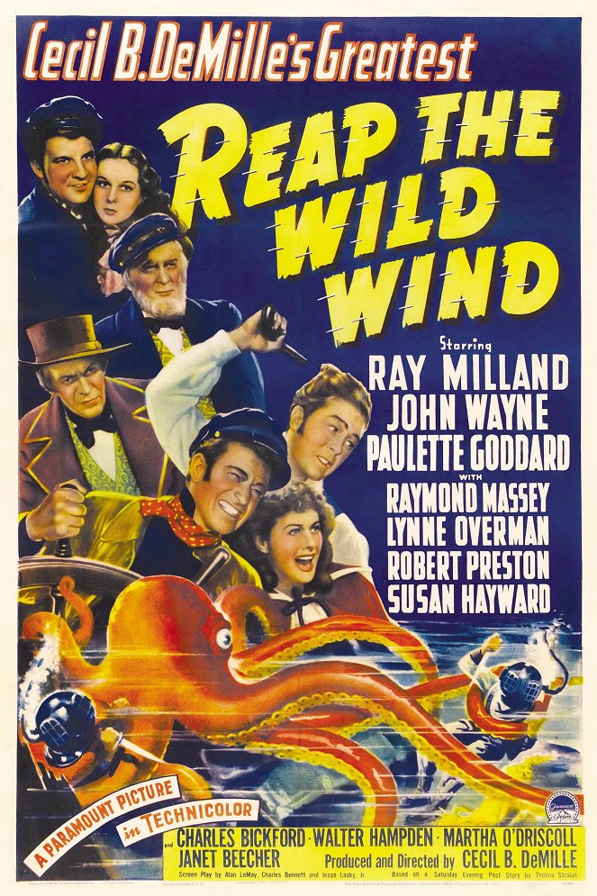 Reap the Wild Wind - Plakaty