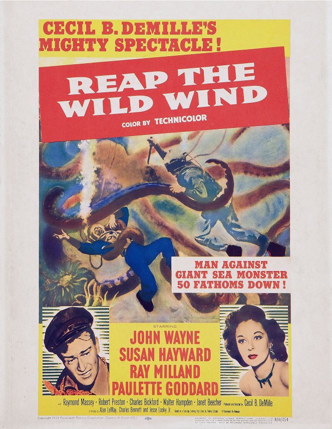 Reap the Wild Wind - Plakaty
