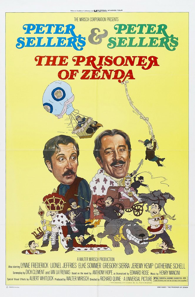 Zajatec na Zendě - Plakáty