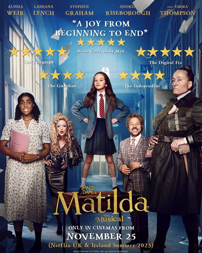 Roald Dahl's Matilda the Musical - Plakate