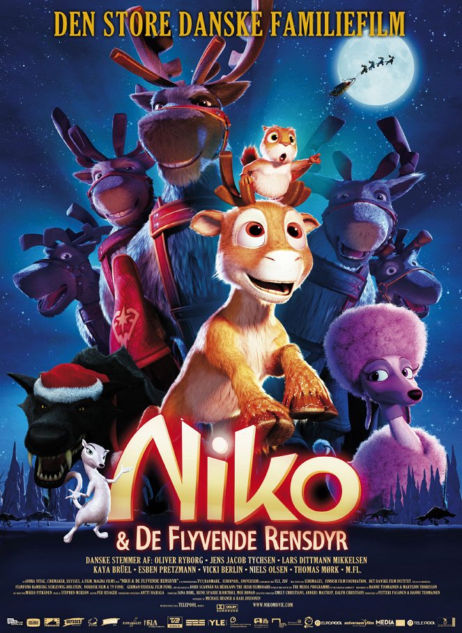 Niko, le petit renne - Affiches