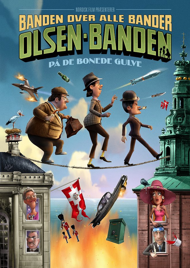 Olsen-banden på de bonede gulve - Plakaty
