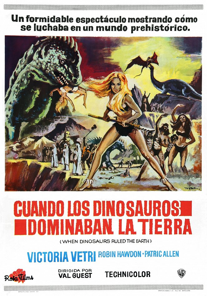 Cuando los dinosaurios dominaban la Tierra - Carteles