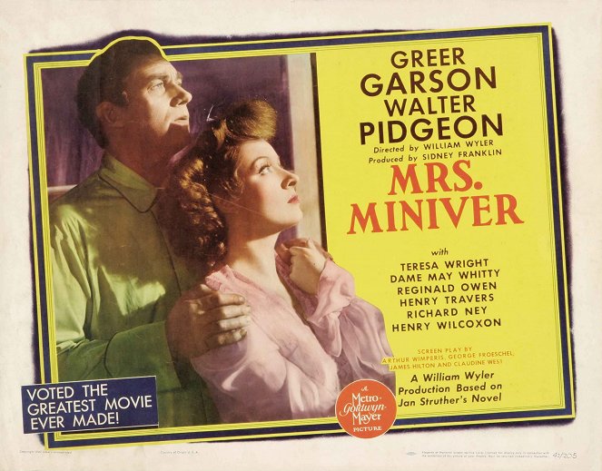 Mrs. Miniver - Cartazes