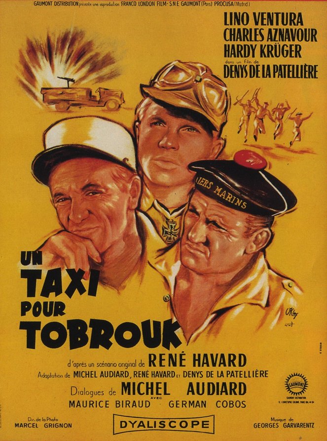 Egy taxi Tobroukba - Plakátok
