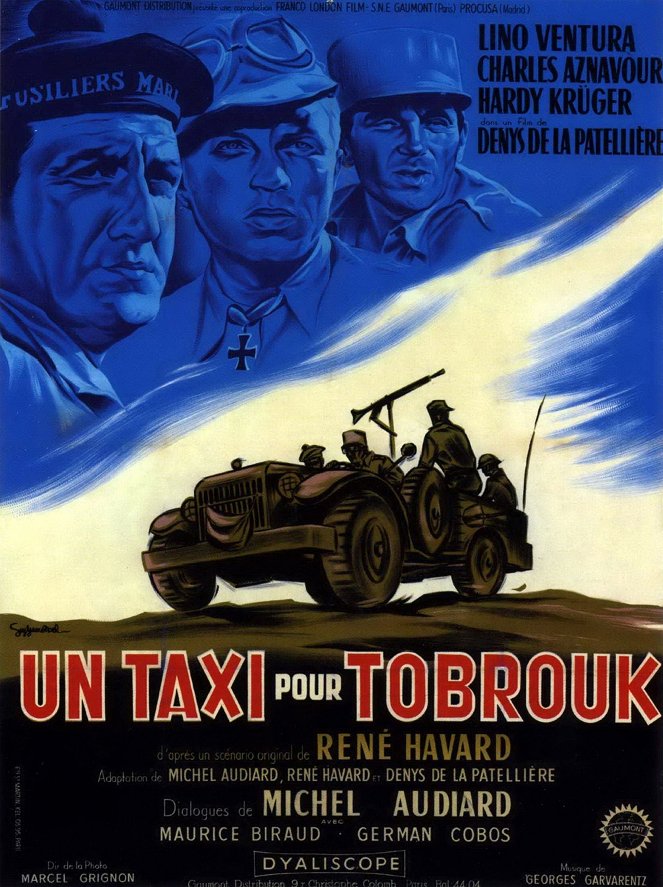 Taksilla Tobrukiin - Julisteet