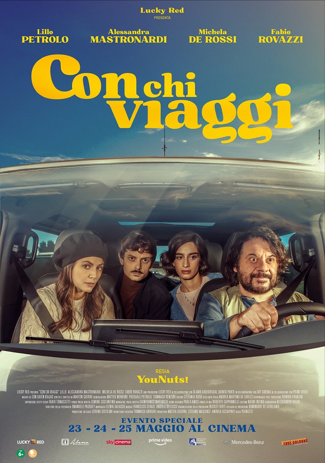 Con chi viaggi - Plakate