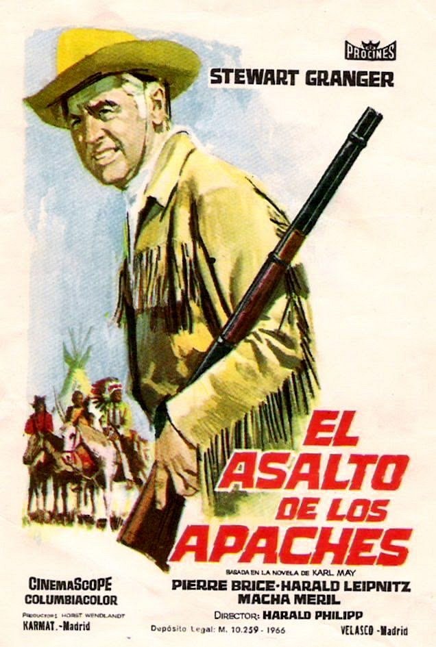 El asalto de los apaches - Carteles