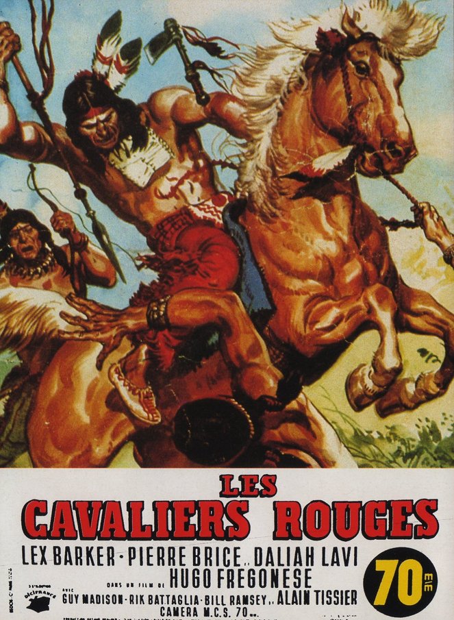 La última batalla de los apaches - Carteles