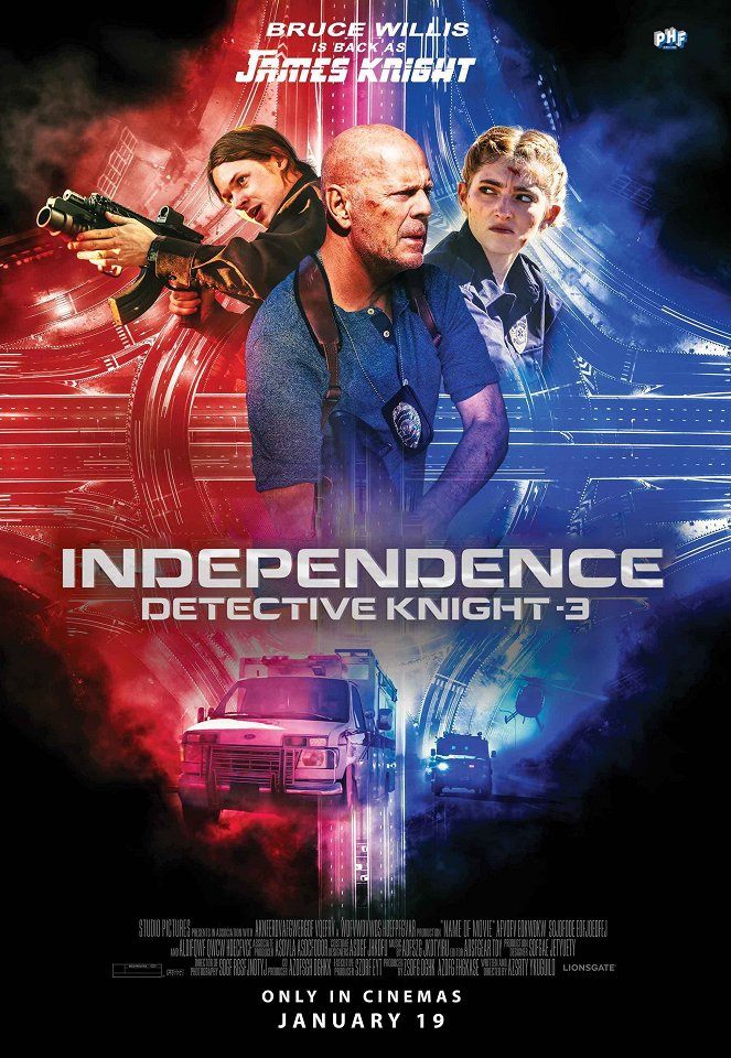 Detective Knight : Independence - Affiches
