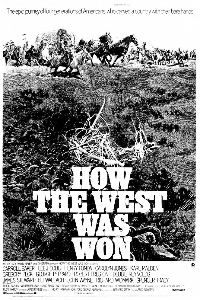 Jak byl dobyt Západ - Plagáty