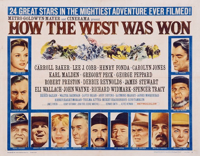 How the West Was Won - Posters