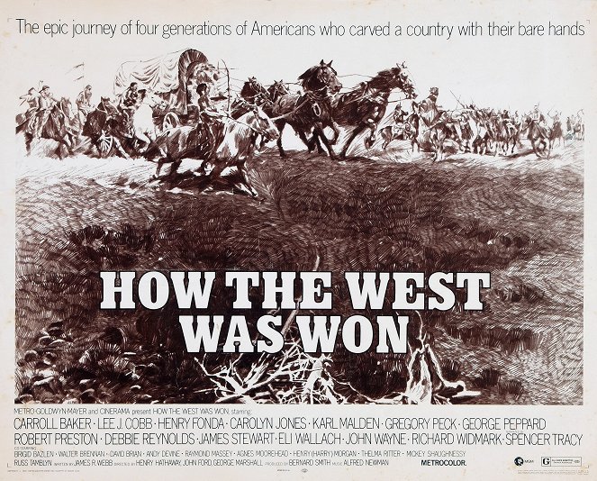 Jak zdobyto Dziki Zachód - Plakaty