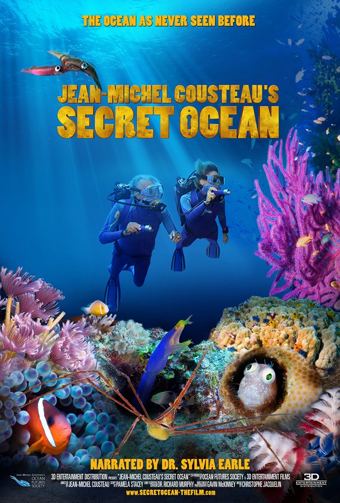 Jean-Michel Cousteau's Secret Ocean 3D - Carteles