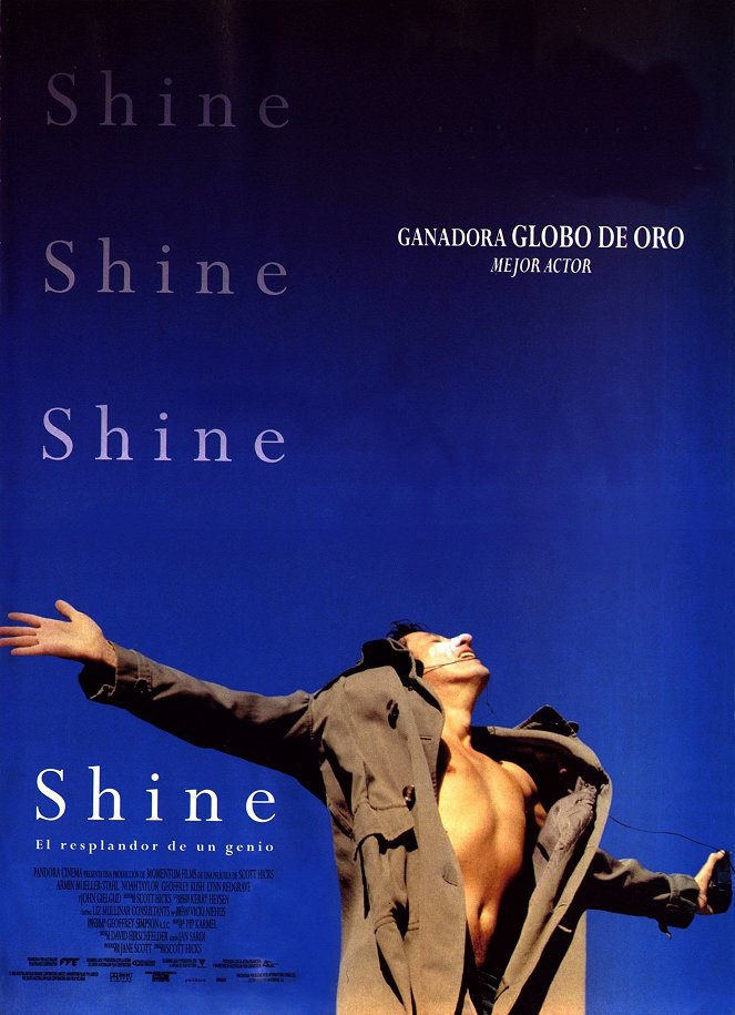 Shine, el resplandor de un genio - Carteles