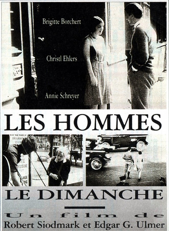 Les Hommes le dimanche - Affiches