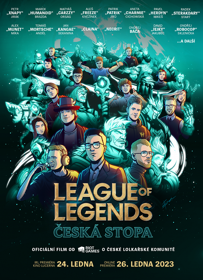 League of Legends: Česká stopa - Plakáty