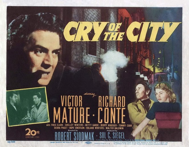Cry of the City - Posters