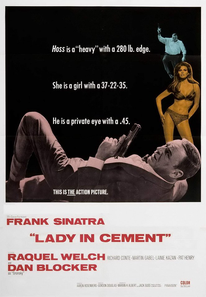 Die Lady in Zement - Plakate