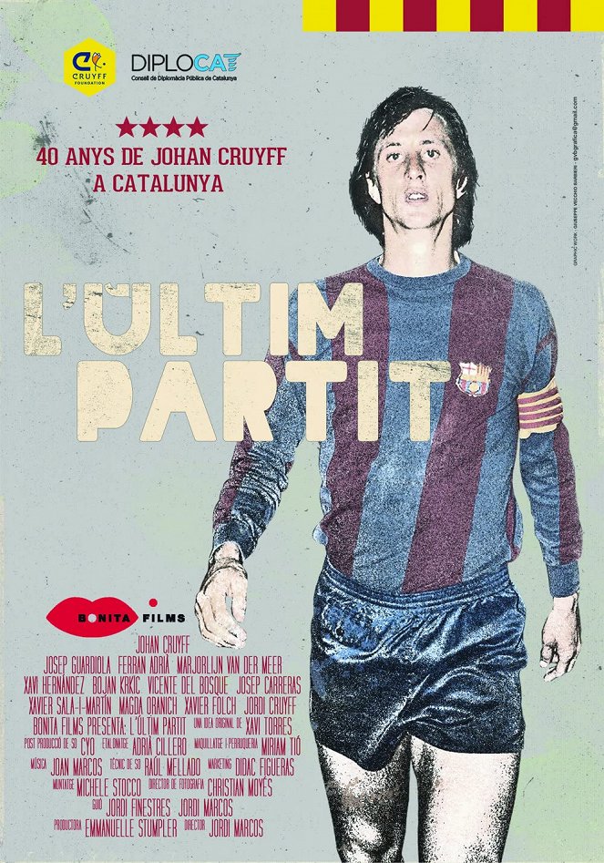 L'últim partit. 40 anys de Johan Cruyff a Catalunya - Carteles