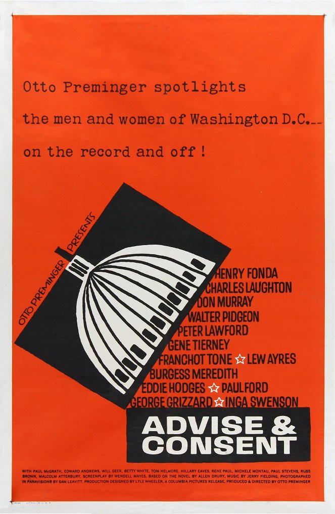Advise and Consent - Posters