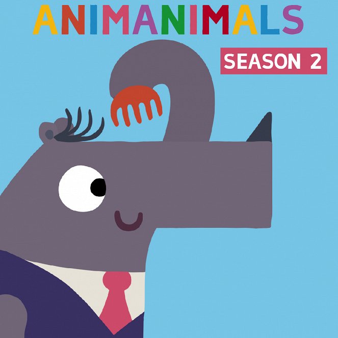 Kreslená zvířátka - Nashorn - Plakáty