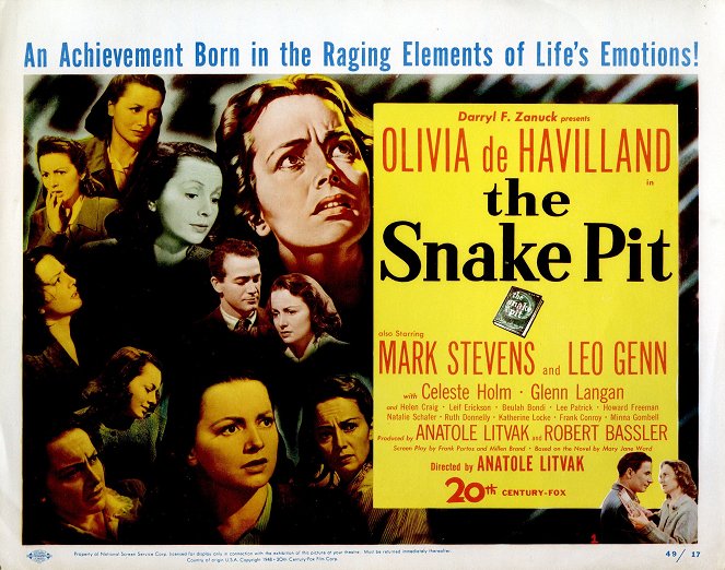 The Snake Pit - Plakaty