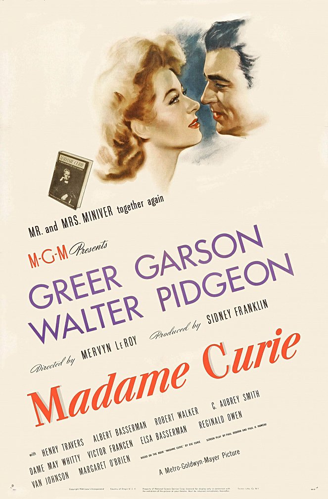 Madame Curie - Plakátok