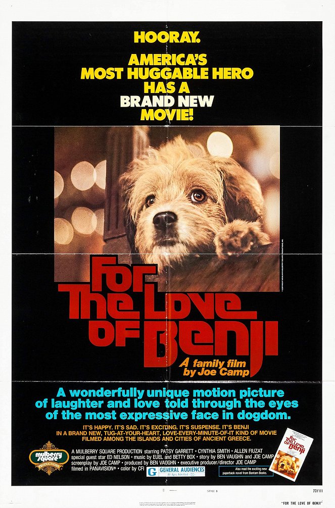 For the Love of Benji - Affiches
