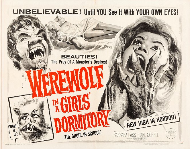 Werewolf in a Girls' Dormitory - Posters