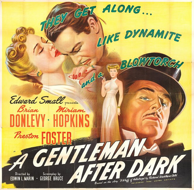 A Gentleman After Dark - Affiches