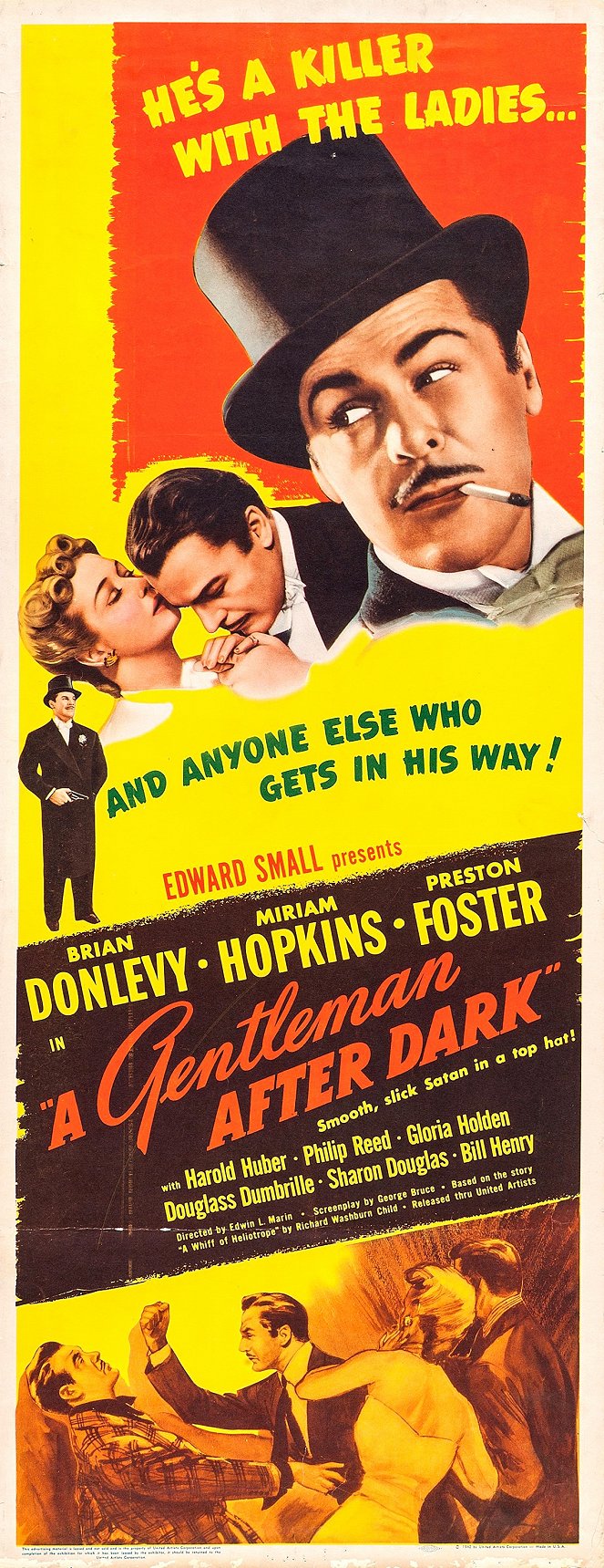 A Gentleman After Dark - Cartazes