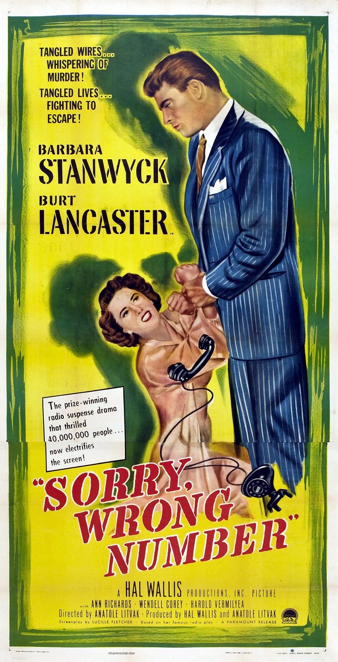 Sorry, Wrong Number - Posters